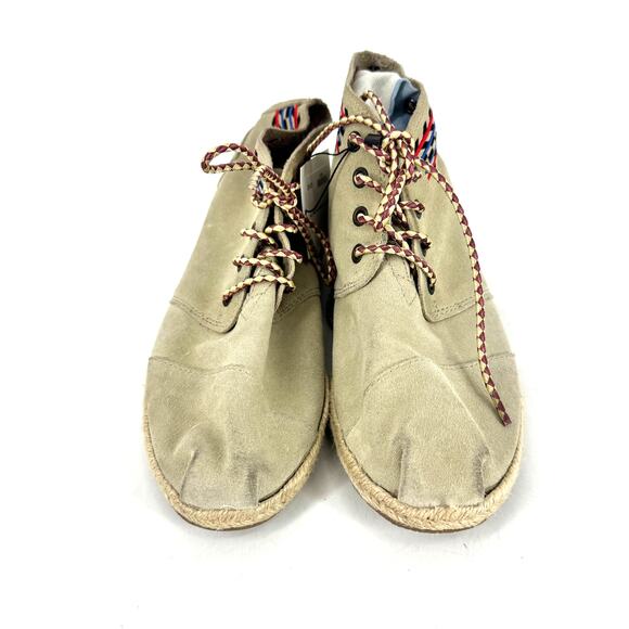 Toms Sand Alarco Desert Boots Boho Chukka Botas Aztec Lace Up - Picture 2 of 5